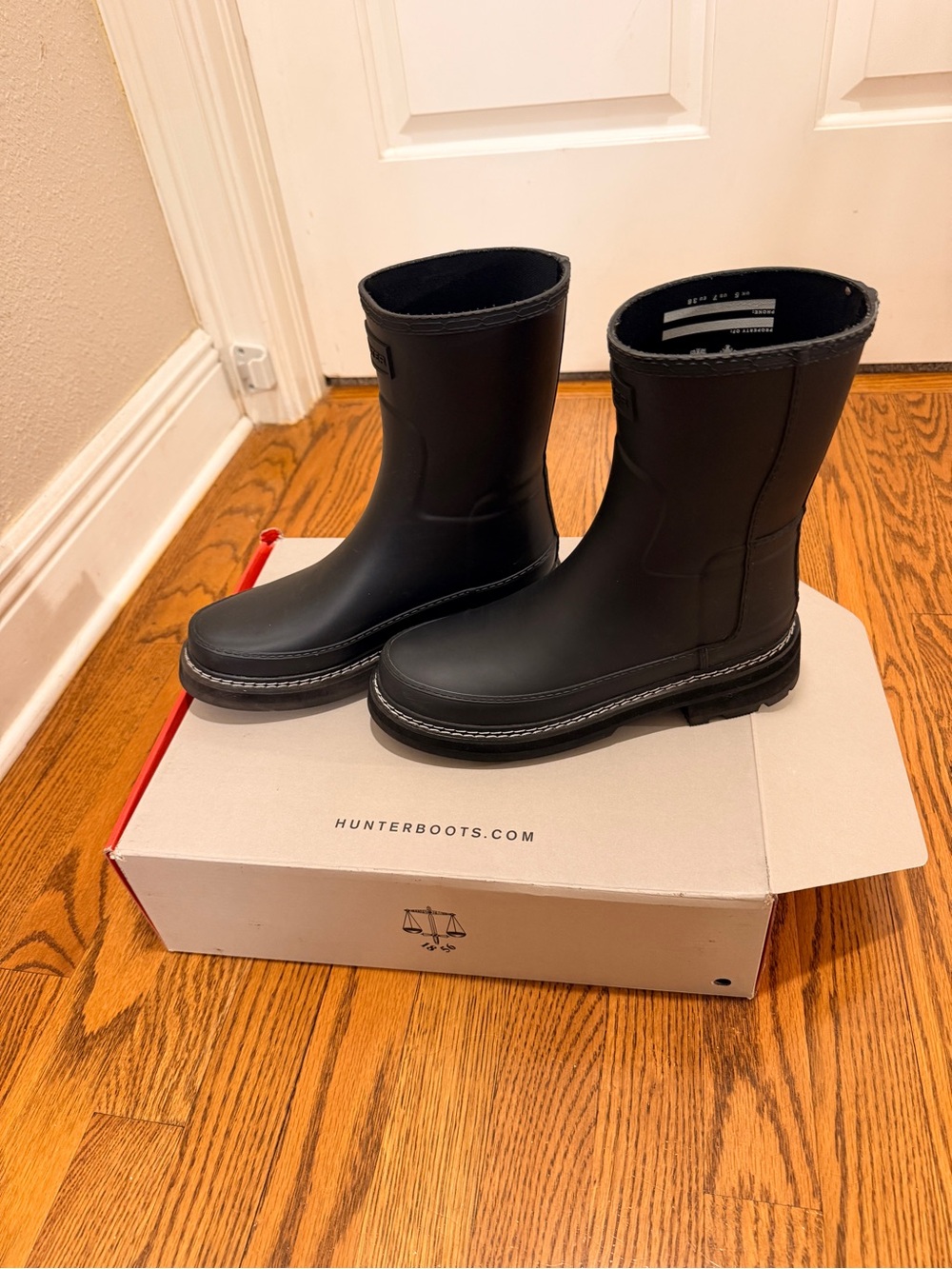 Hunter Black Rain Boots